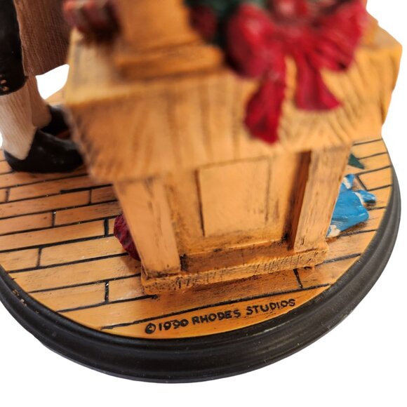Rockwell Heirloom Santa's Workshop by Rhodes Studios Retired 1990 No Box - Picture 5 of 11